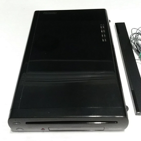 Nintendo Wii U Black Console Model WUP-101(02) With Power Cords *EUC* - Picture 4 of 12